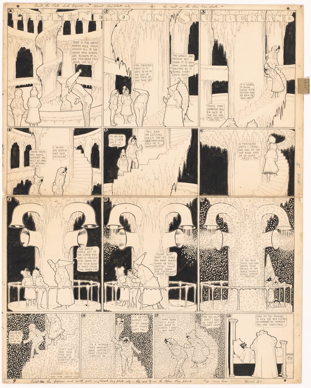 Kis Némó Slumberlandben: megmászni a Nagy Északi-sarkot alkotó: Winsor McCay