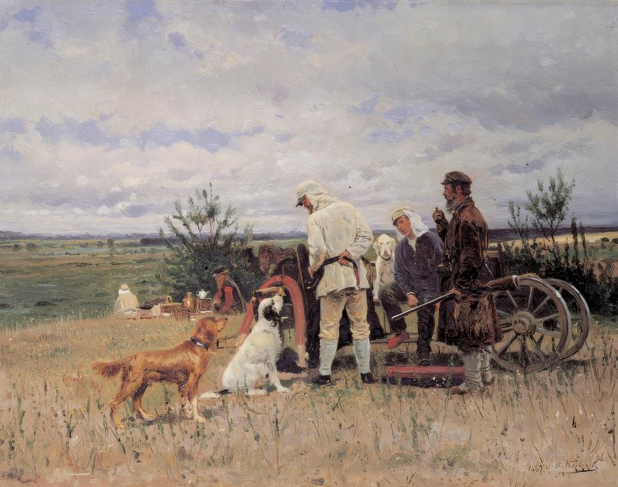 A többi vadász alkotó: Wladimir Jegorowitsch Makowski