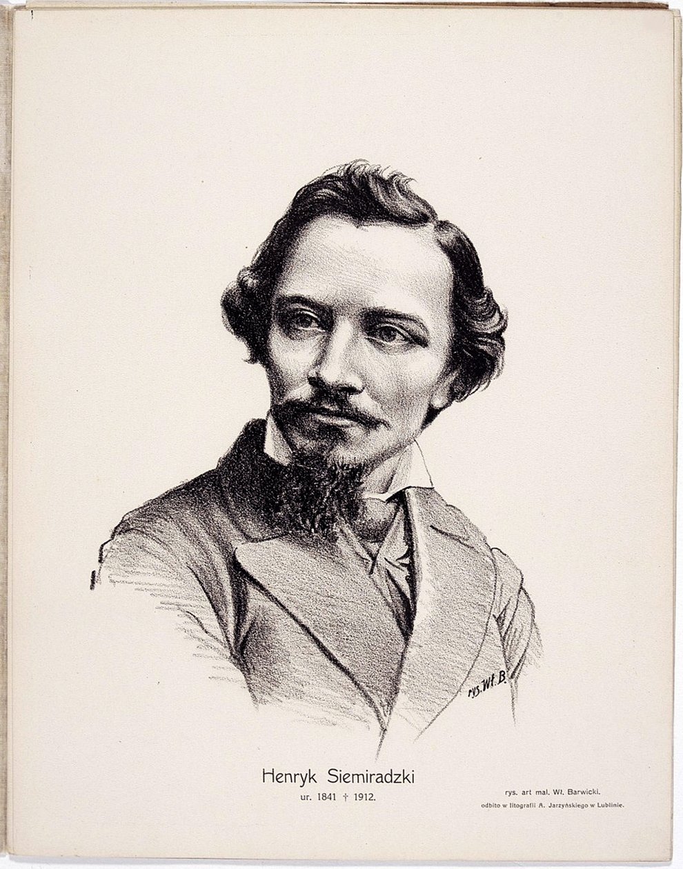 Henryk Siemiradzki 1843-1902, 1917 alkotó: Wladyslaw Barwicki