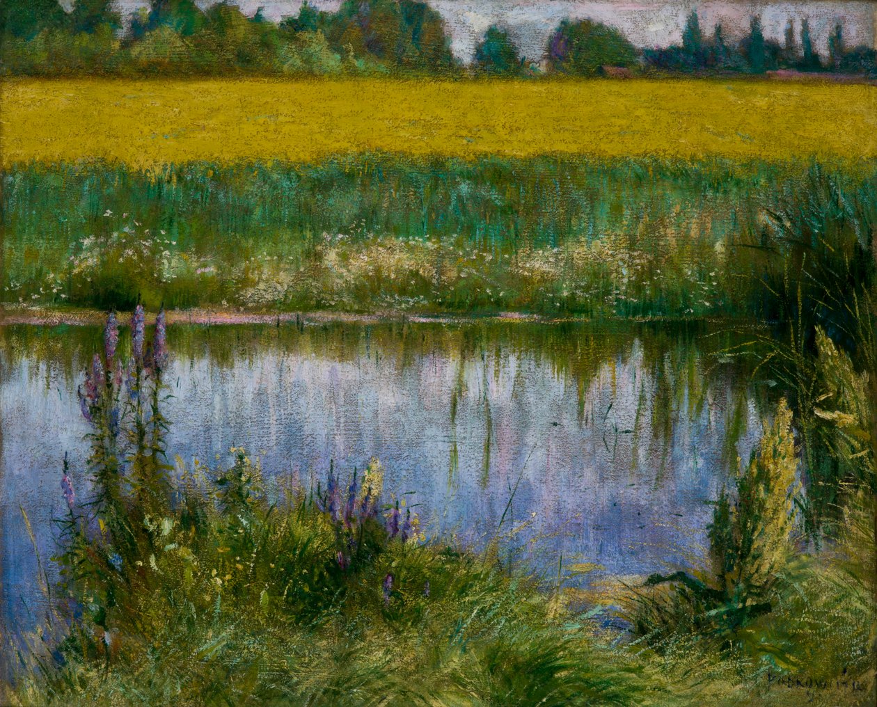 Csillagfürt mező alkotó: Wladyslaw Podkowinski