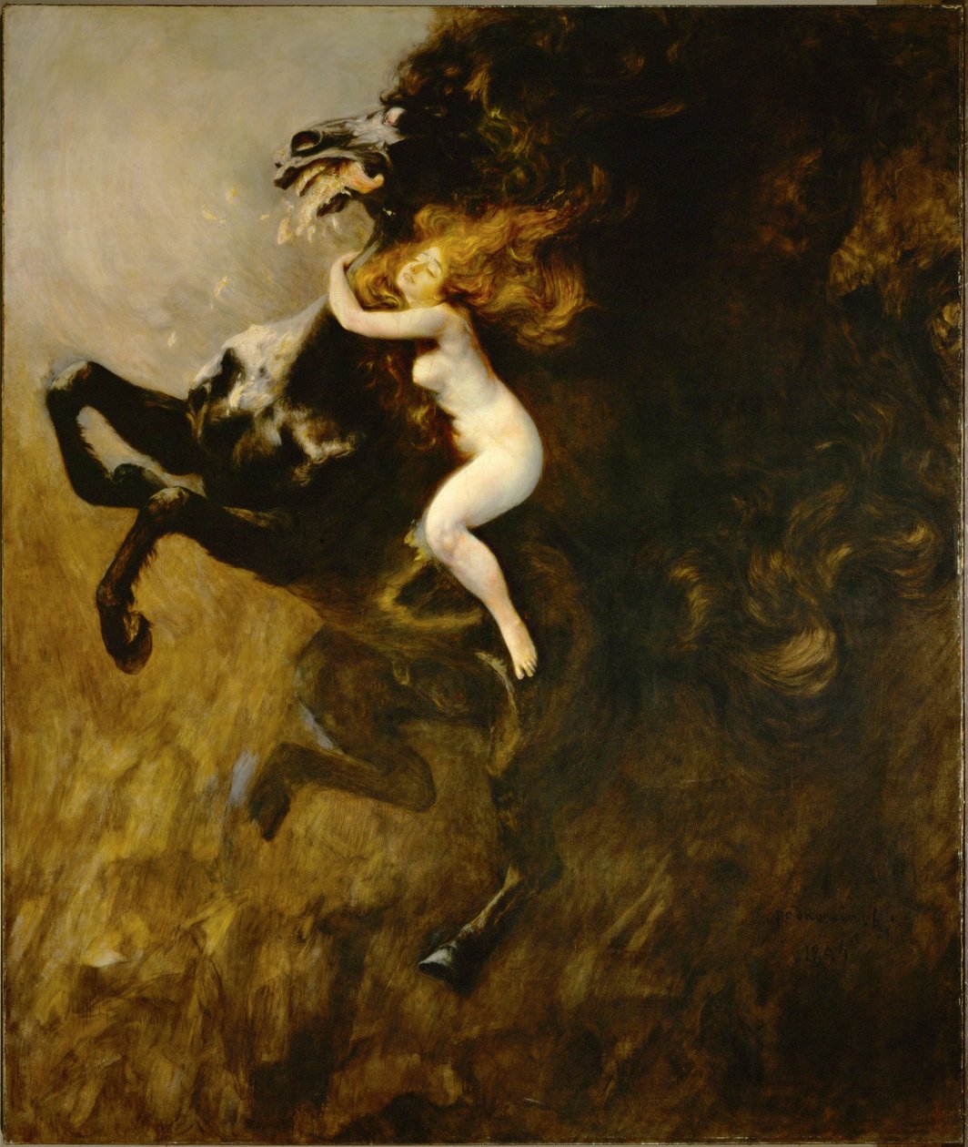 Frenzy (olaj, vászon) alkotó: Wladyslaw Podkowinski