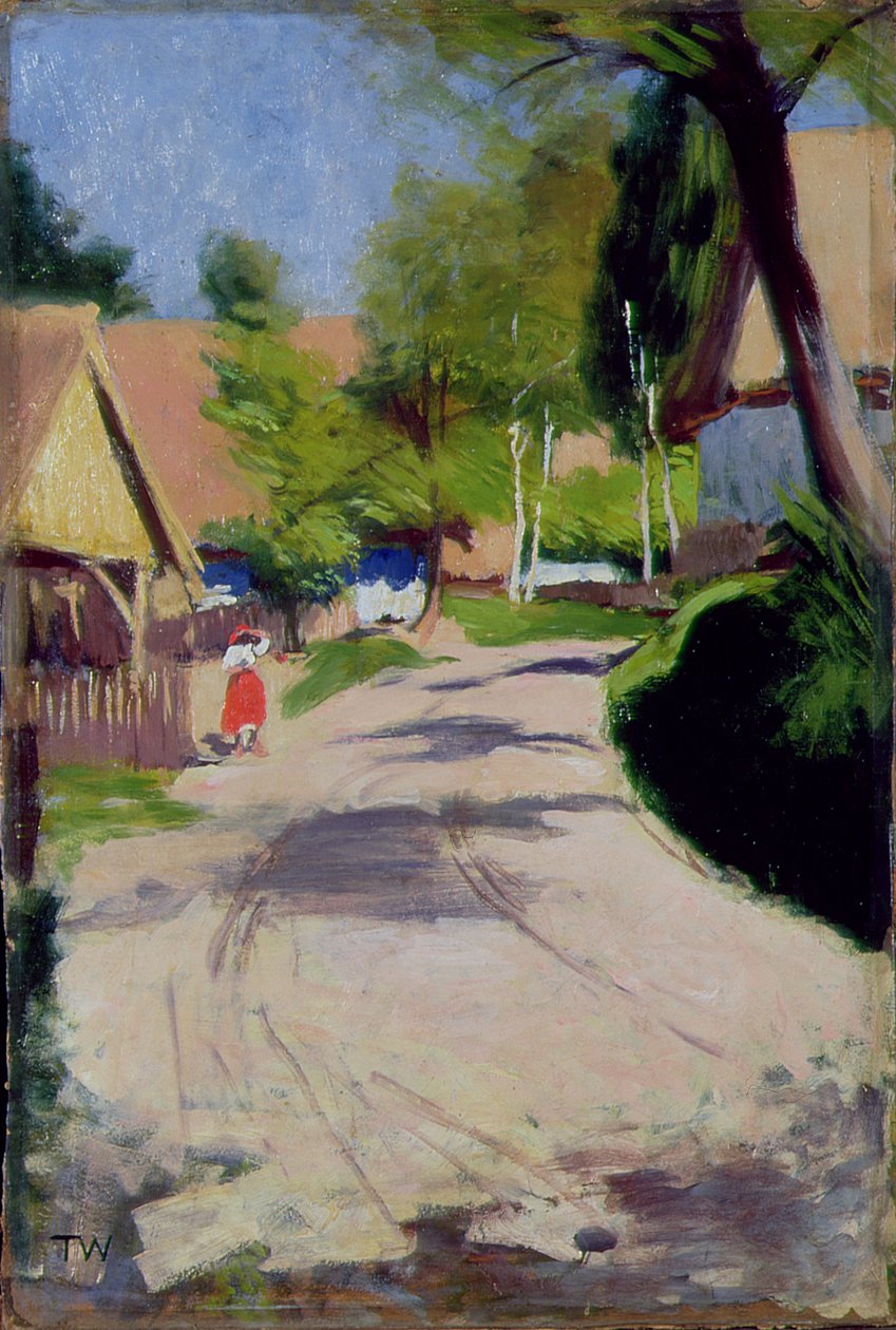 Út egy falun keresztül, 1910 alkotó: Wlodzimierz Tetmajer