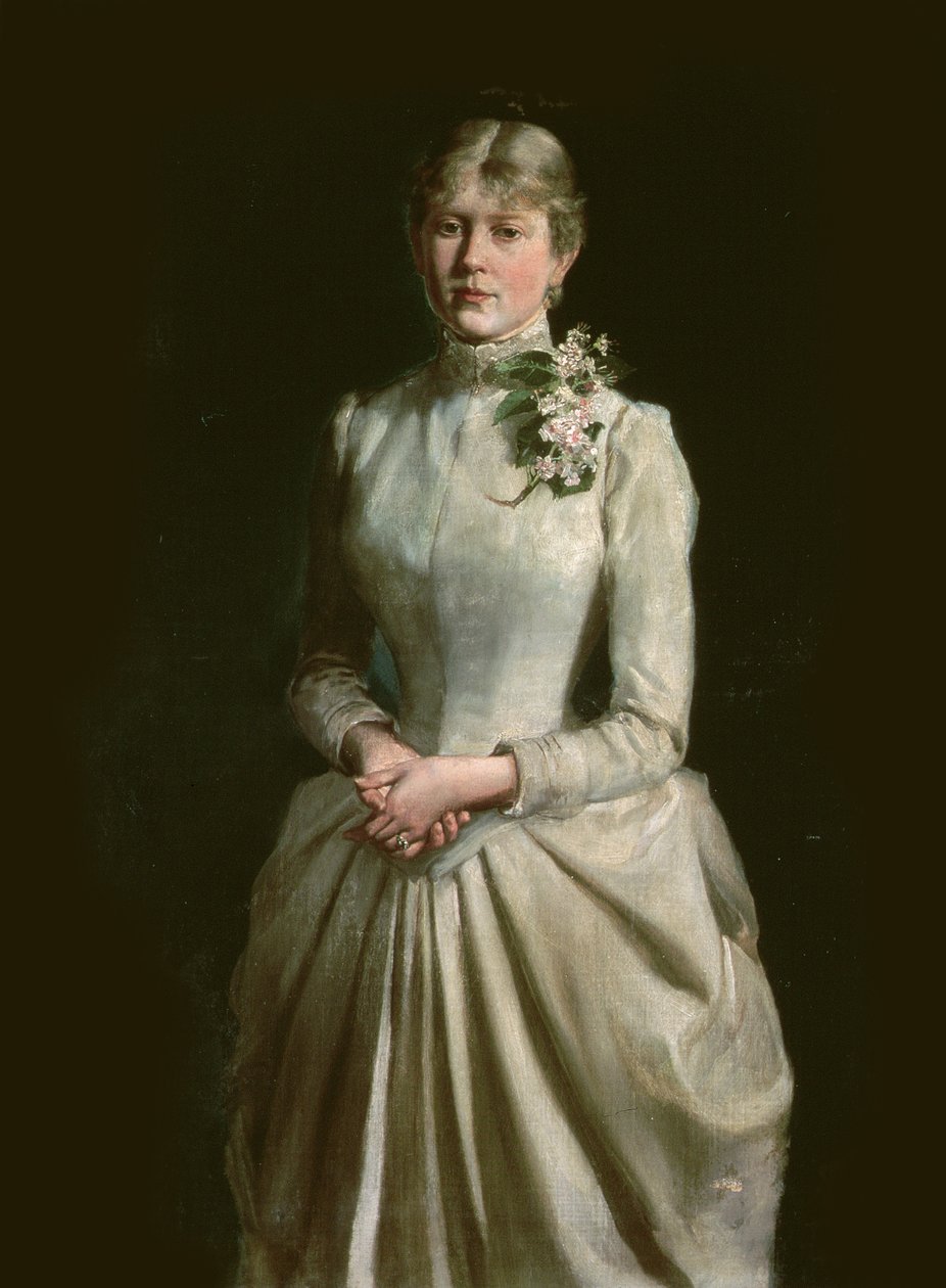 A művész feleségének, Máriának portréja, 1884 alkotó: Wojciech Kossak