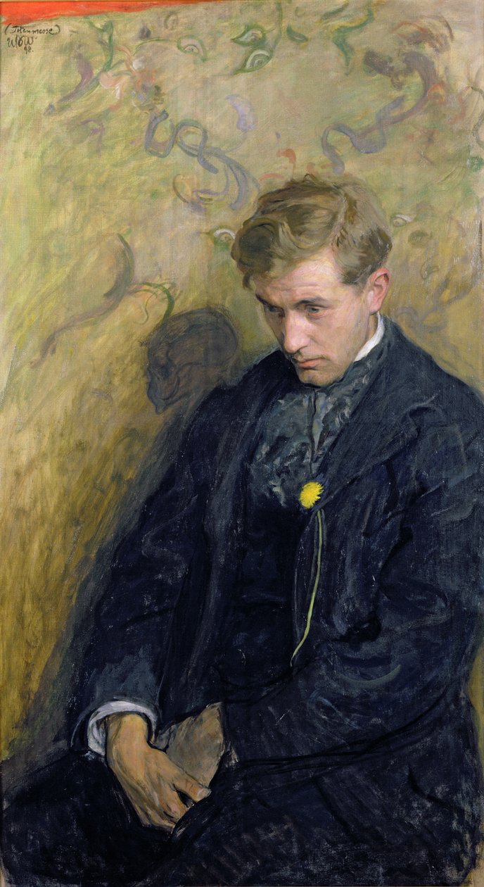 Melankolikus vagy Antoni Procajlowicz (1876-1949) portréja 1898 alkotó: Wojciech Stanislaw Weiss