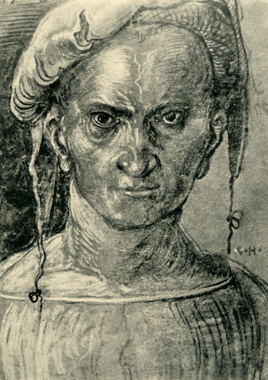 Férfi portré, 1522, 1943. alkotó: Wolf Huber
