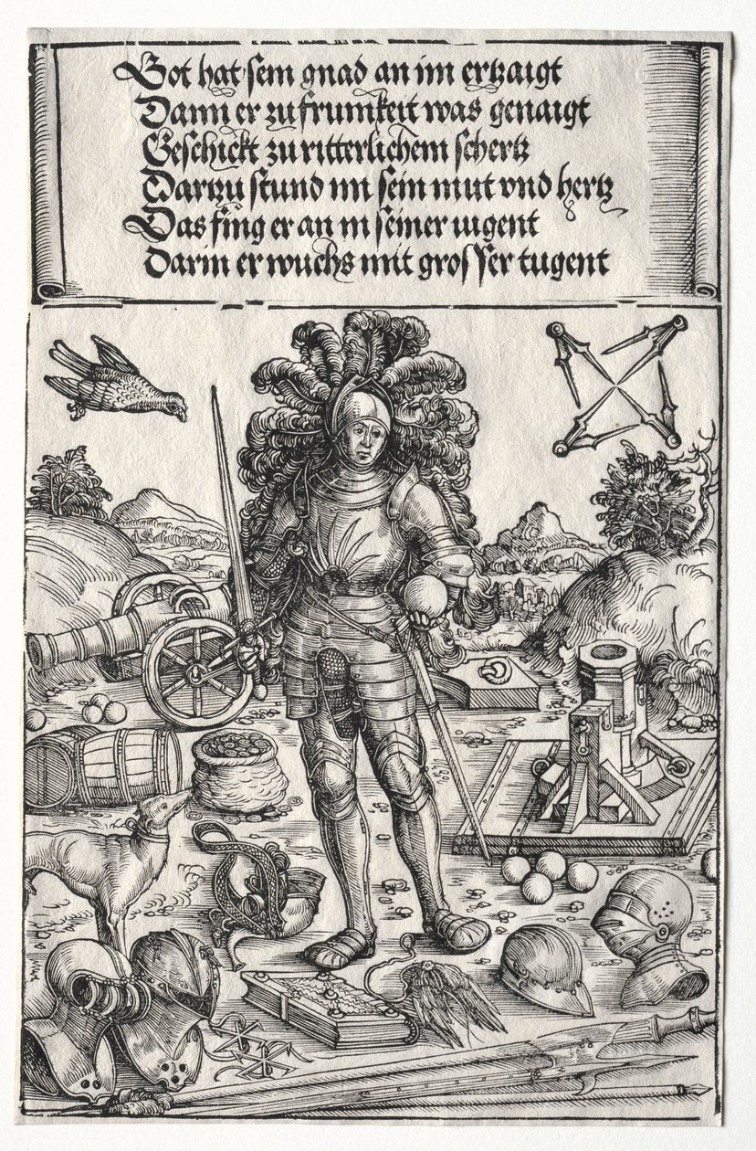 I. Maximilianus diadalíve: Maximilian császár mint a fejlesztések védőszentje..., 1515-17. alkotó: Wolf Traut