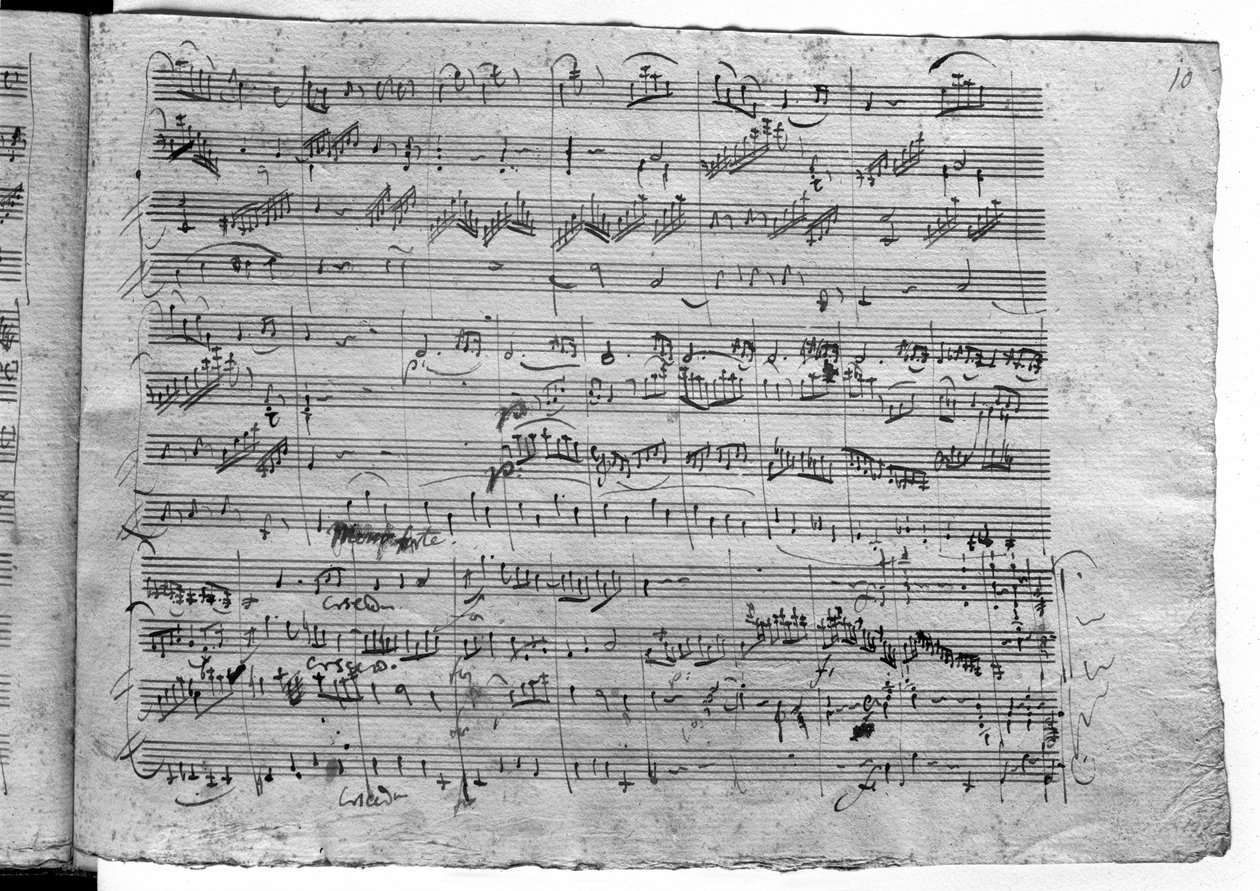 G-dúr trió hegedűre, csembalóra és csellóra (K 496) 1786 (19. oldal) alkotó: Wolfgang Amadeus Mozart