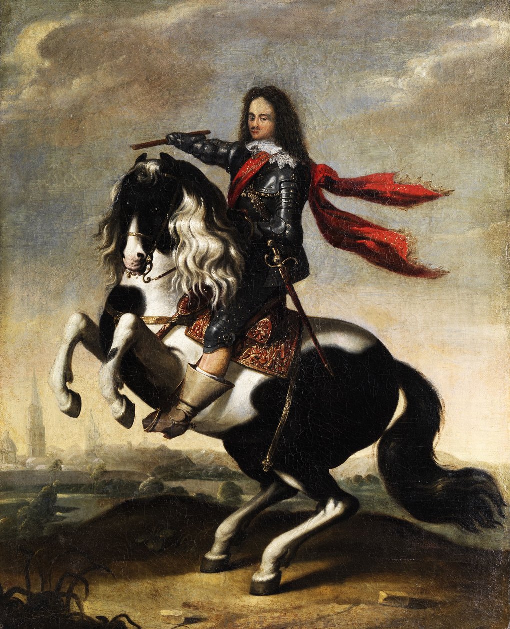 Schleswig-Holsteini Valdemar Christian lovas portréja 1622-1656 alkotó: Wolfgang Heimbach