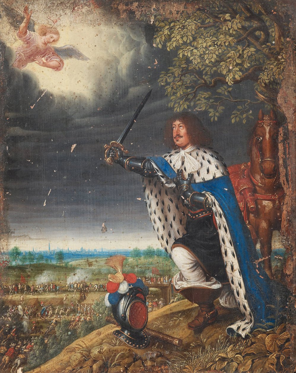 III. Frederic de Danemark – III. Frigyes dán a nyborgi csatában november 14-én alkotó: Wolfgang Heimbach