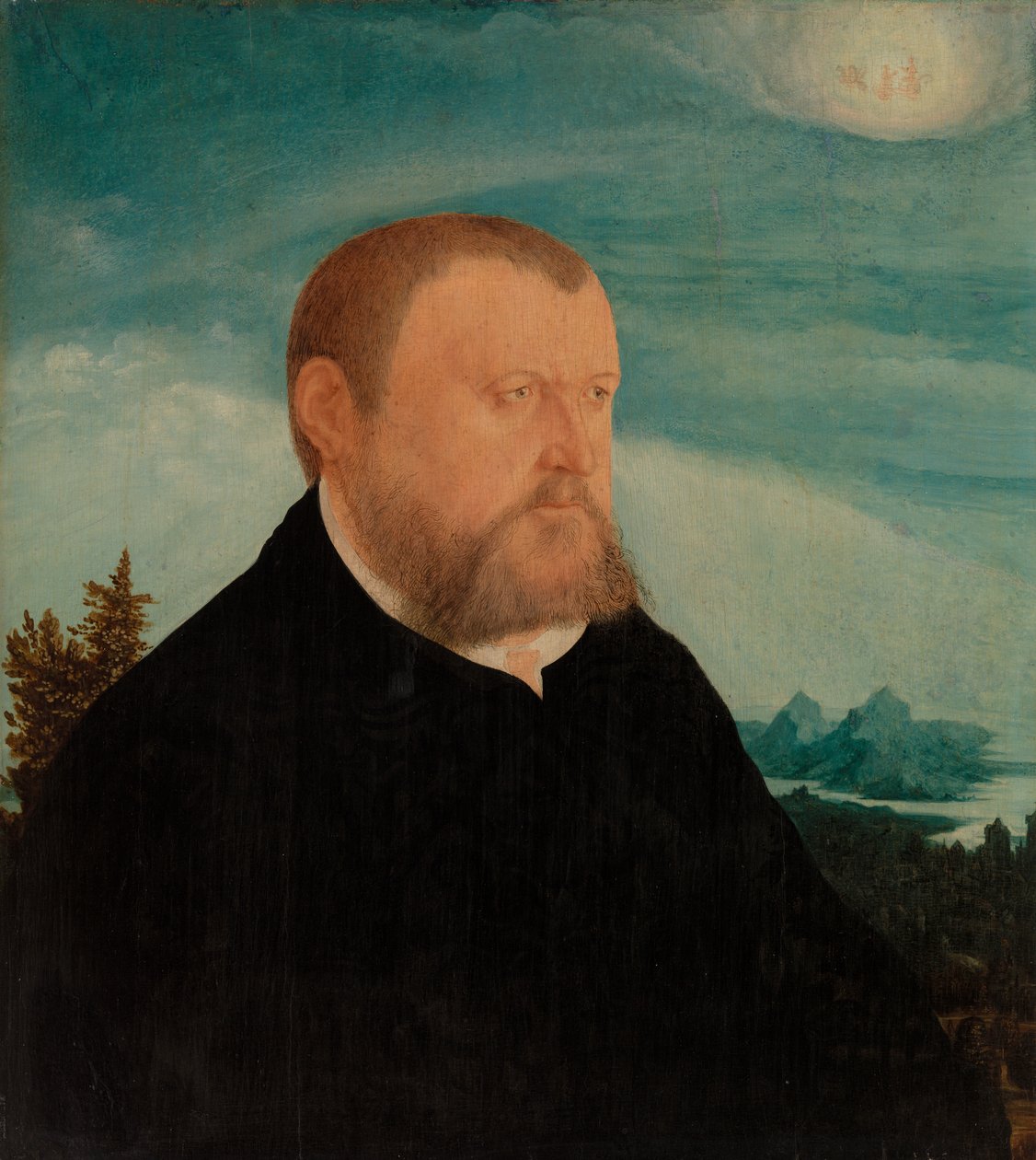 Egy férfi portréja alkotó: Wolfgang Huber