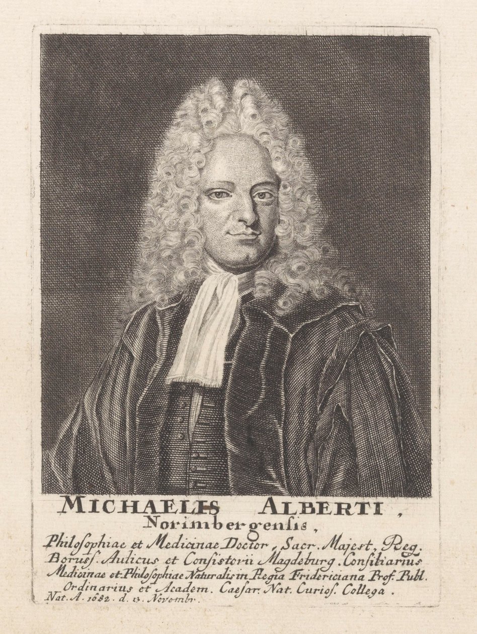 Michael Alberti portréja alkotó: Wolfgang Philipp Kilian