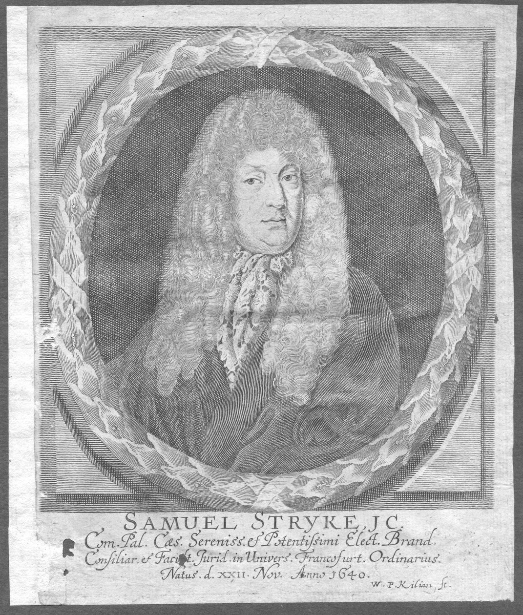 Samuel Stryk alkotó: Wolfgang Philipp Kilian