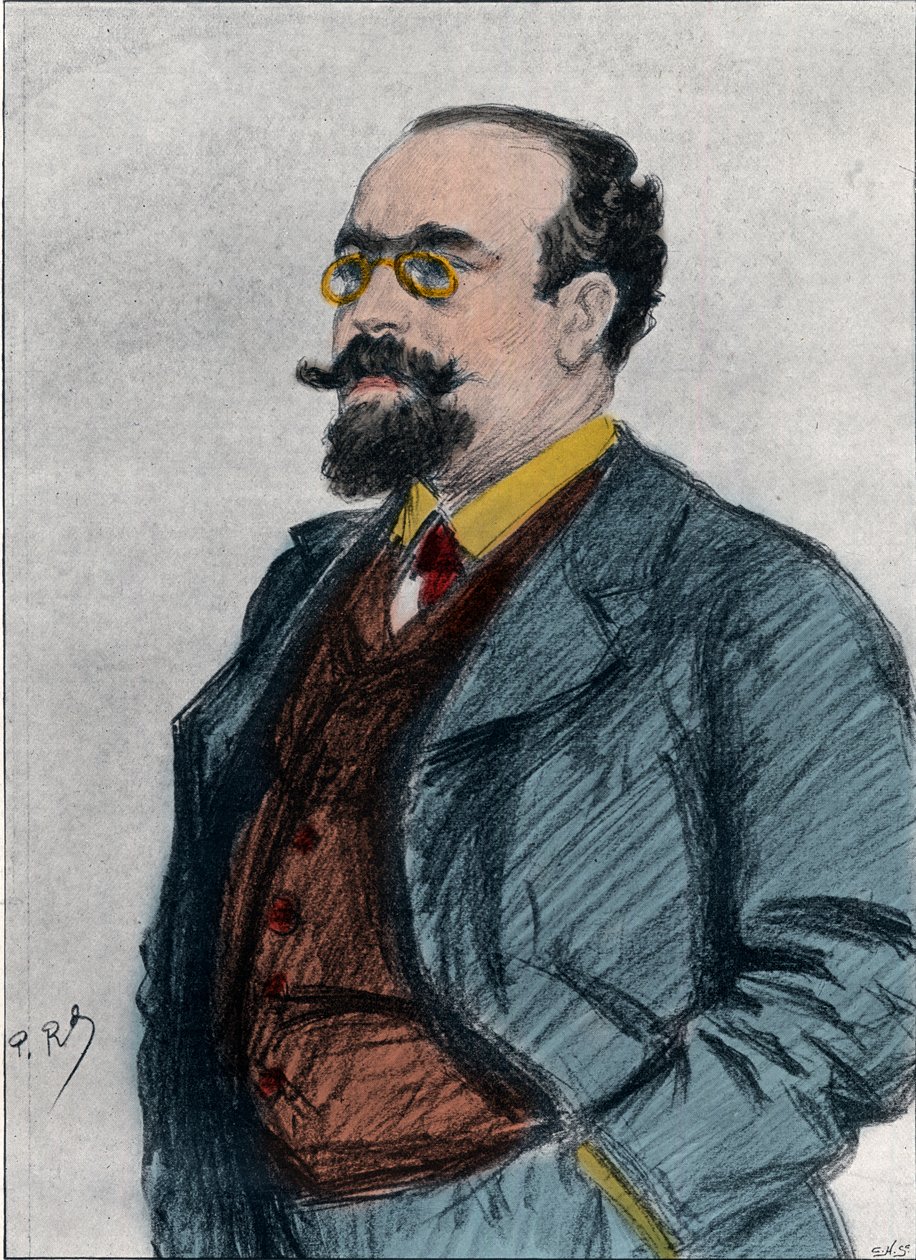 Lazare Bernard (Bernard Lazare) (1865-1903) portréja francia zsidó irodalomkritikus, politikai újságíró, polemikus és anarchista. alkotó: Woodbine K. Hinchliff
