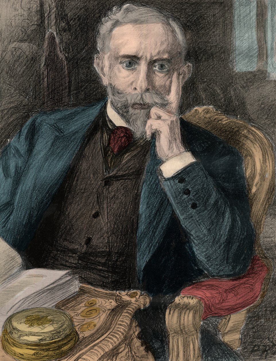 Paul Cambon (1843-1924), francia brit nagykövet (1898-1920) portréja. alkotó: Woodbine K. Hinchliff