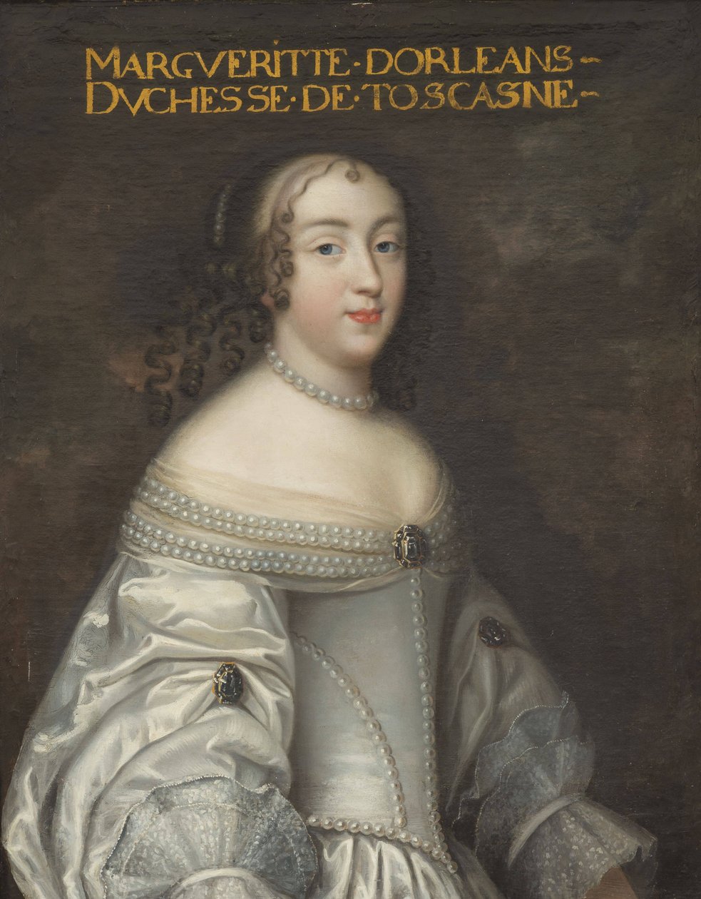 Bourbon-Orléans-i Louise Margit, Großherzogin von Toskana (1645-1721) alkotó: Workshop of Charles Beaubrun