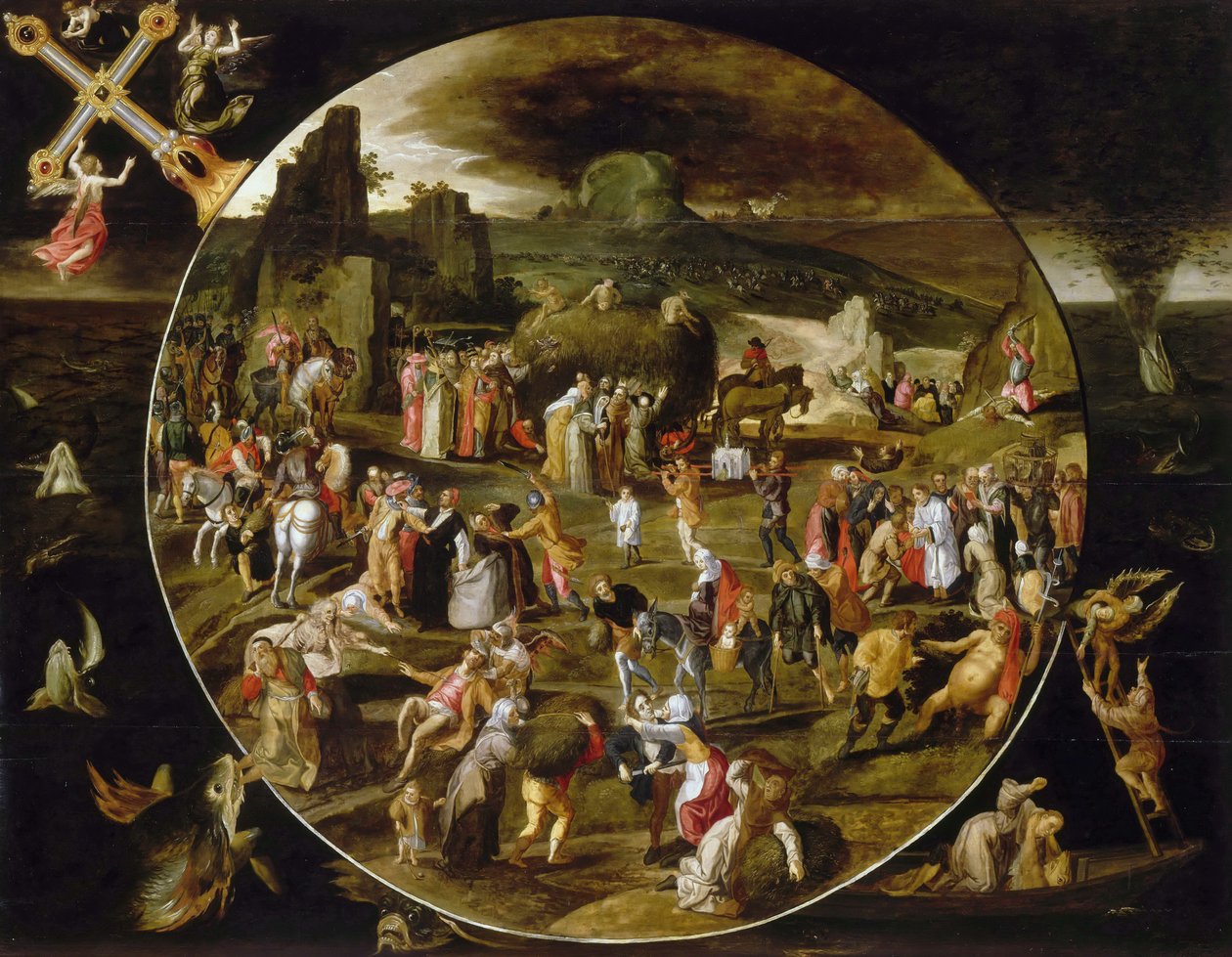 a világ hiúsága alkotó: Workshop of Gillis Mostaert