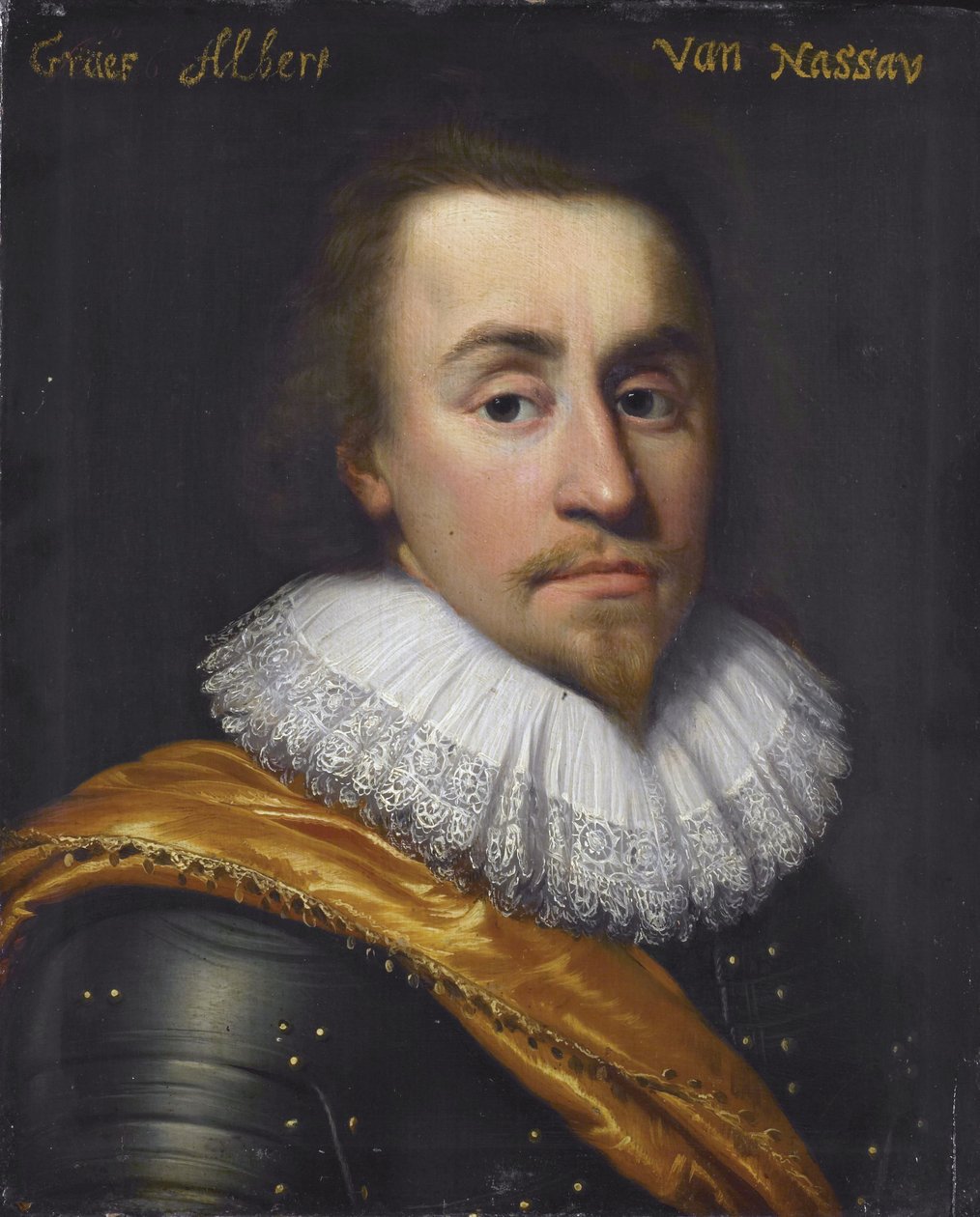 Albert (1596–1626), Nassau-Dillenburg gróf arcképe alkotó: Jan Anthonisz. van Ravesteyn