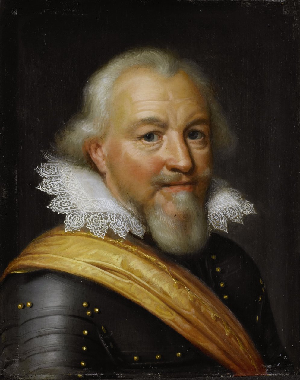 VII. János (1561–1623), Nassau-Siegen gróf arcképe alkotó: Jan Anthonisz. van Ravesteyn