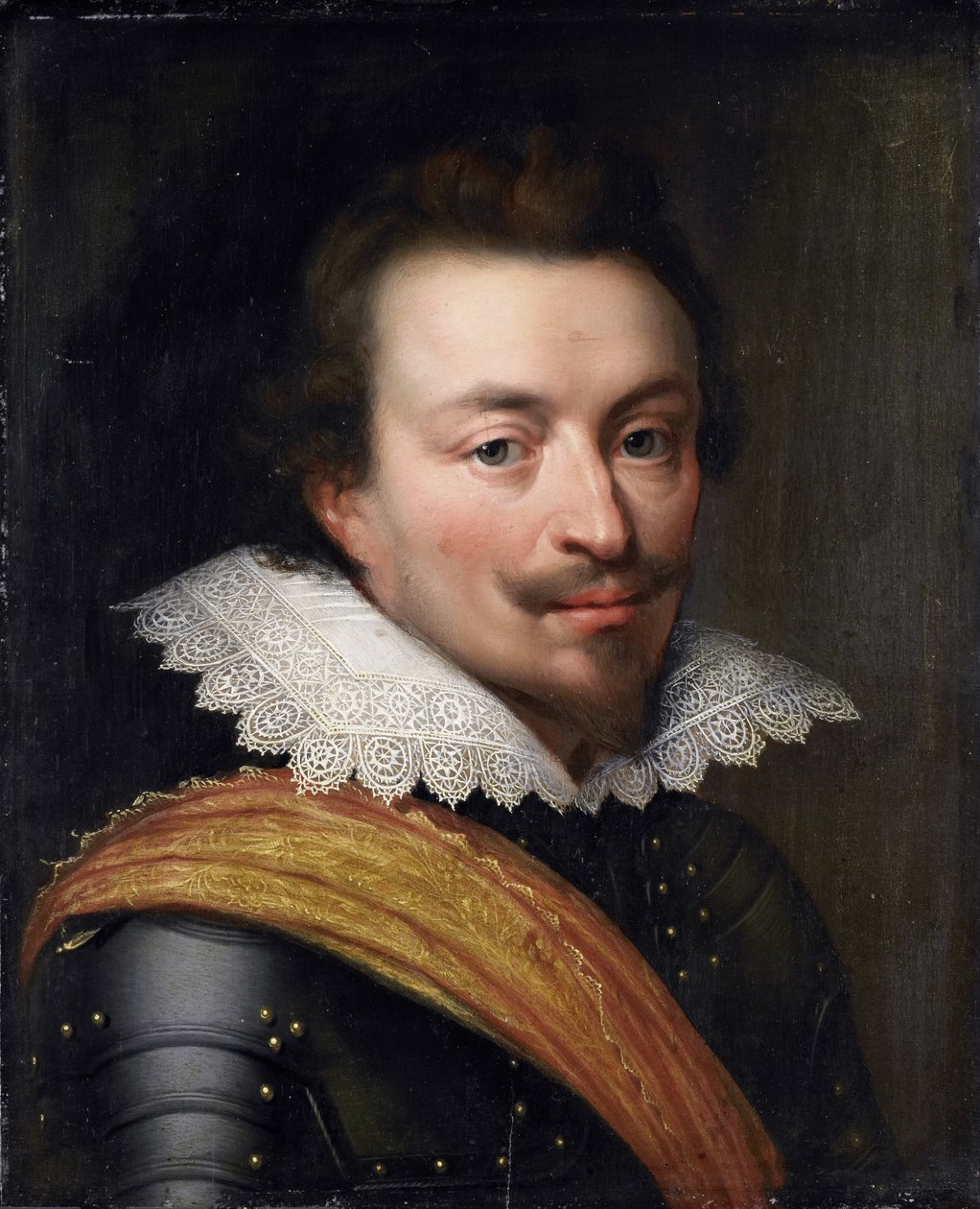 János (1583-1638), Nassau-Siegen gróf arcképe alkotó: Jan Anthonisz. van Ravesteyn