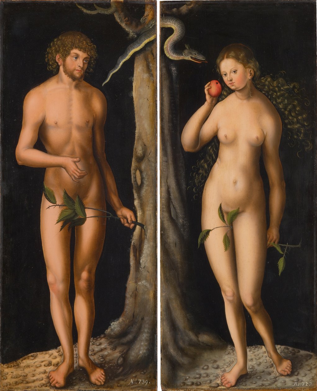 Az ember bukása alkotó: workshop of Lucas Cranach the Elder
