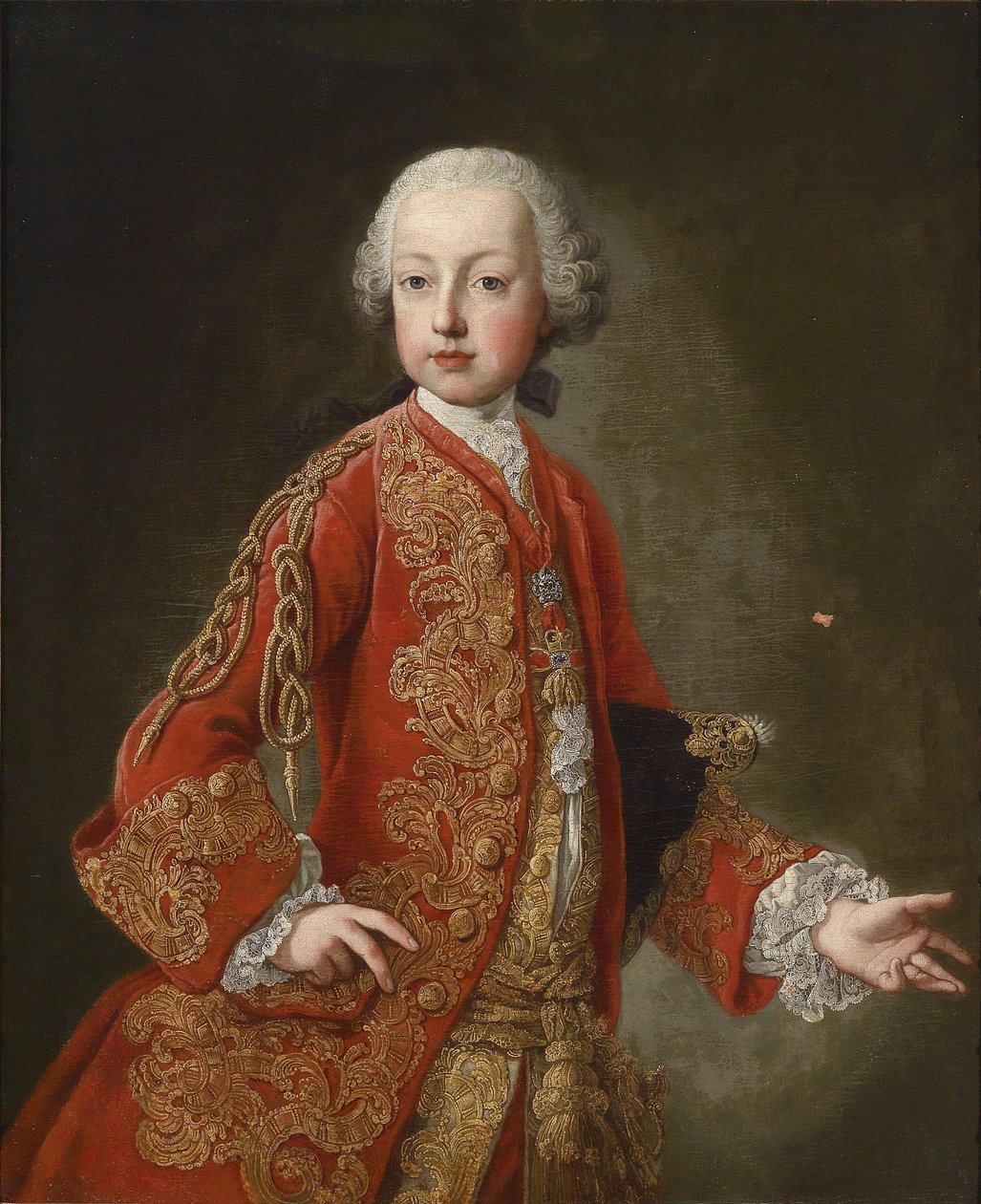 József József császár (1741-1790) fiatal főherceg arcképe alkotó: Workshop of Martin van Meytens