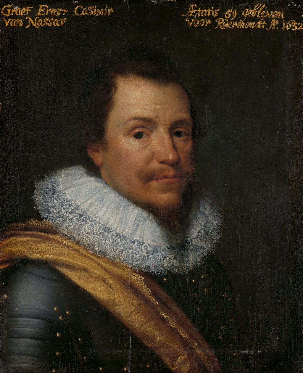 Ernst Casimir, Nassau-Dietz gróf portréja alkotó: Michiel Jansz van Mierevelt
