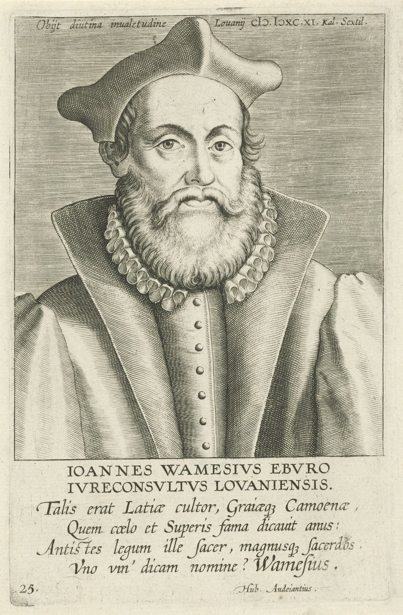 Johannes Wamesius portréja alkotó: Workshop of Philip Galle