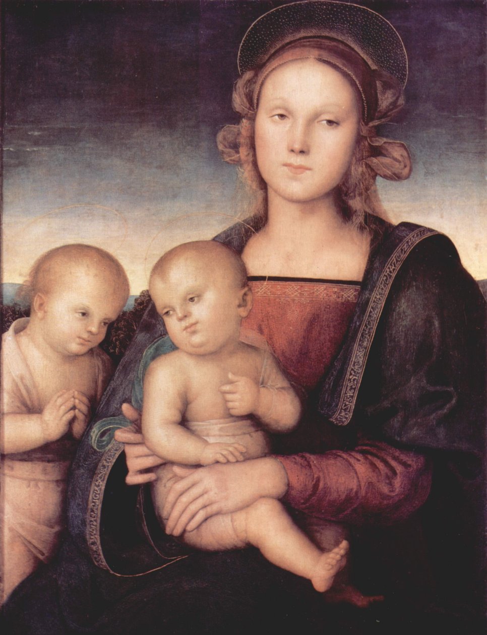 Madonna Keresztelő Szent Jánossal alkotó: Workshop of Pietro Perugino
