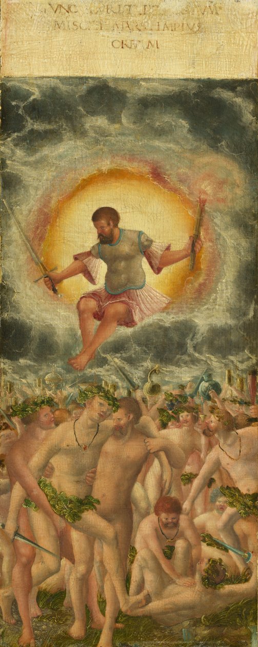 A Mars szabálya [jobb oldali panel] alkotó: Workshop of Albrecht Altdorfer