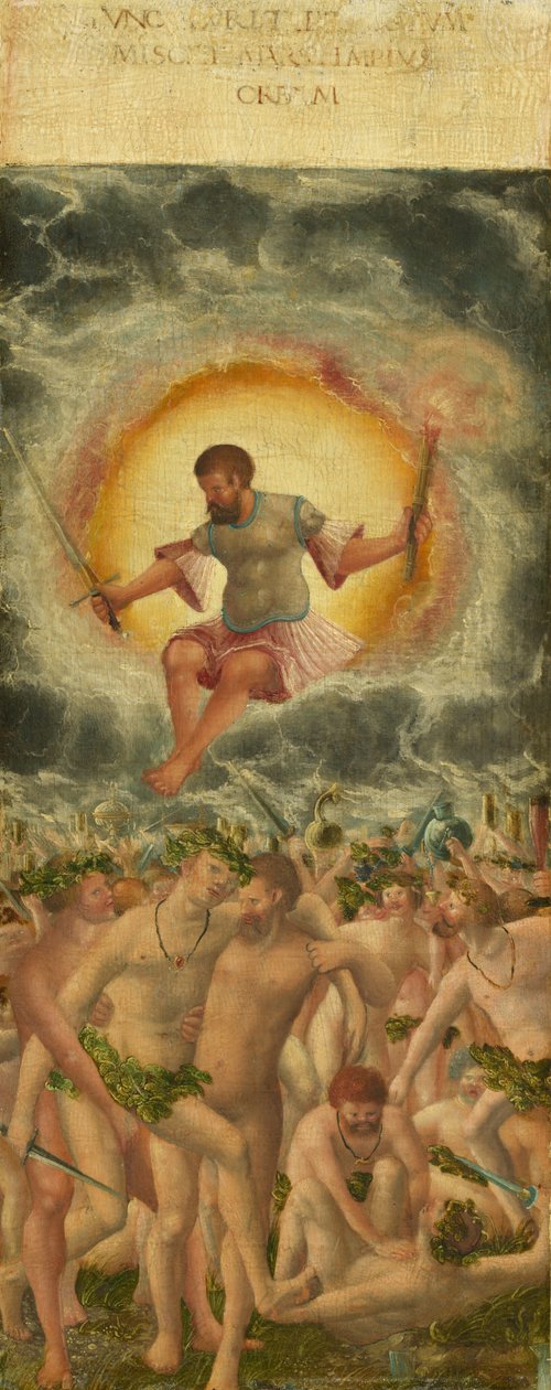 A Mars szabálya [jobb oldali panel], c. 1535. alkotó: Workshop of Albrecht Altdorfer