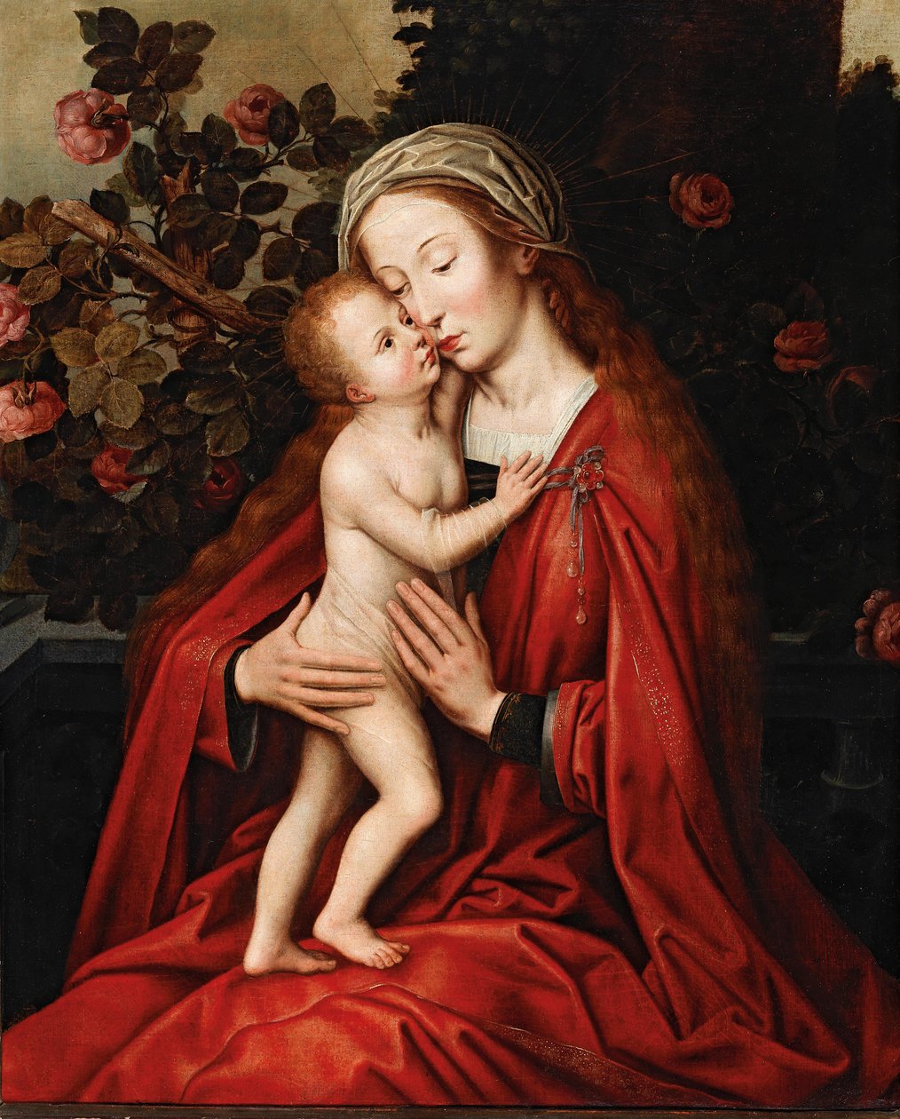 Madonna és gyermeke alkotó: Workshop of Ambrosius Benson
