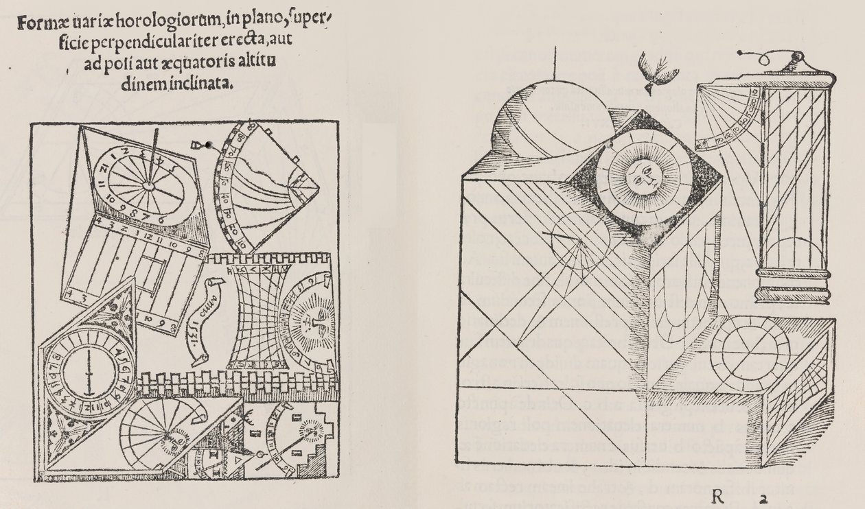 Óramű, Sebast előző kiadása után. Munster, 1533 alkotó: Workshop of Hans Holbein the Younger