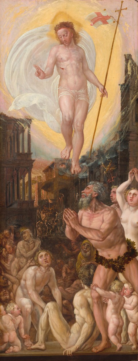 Krisztus Limbóban, c. 15501575. alkotó: Workshop of Hans Mielich