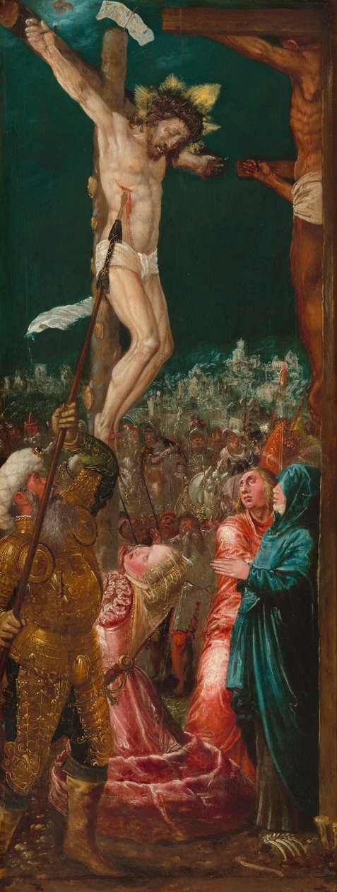 A keresztre feszítés, c. 15501575. alkotó: Workshop of Hans Mielich