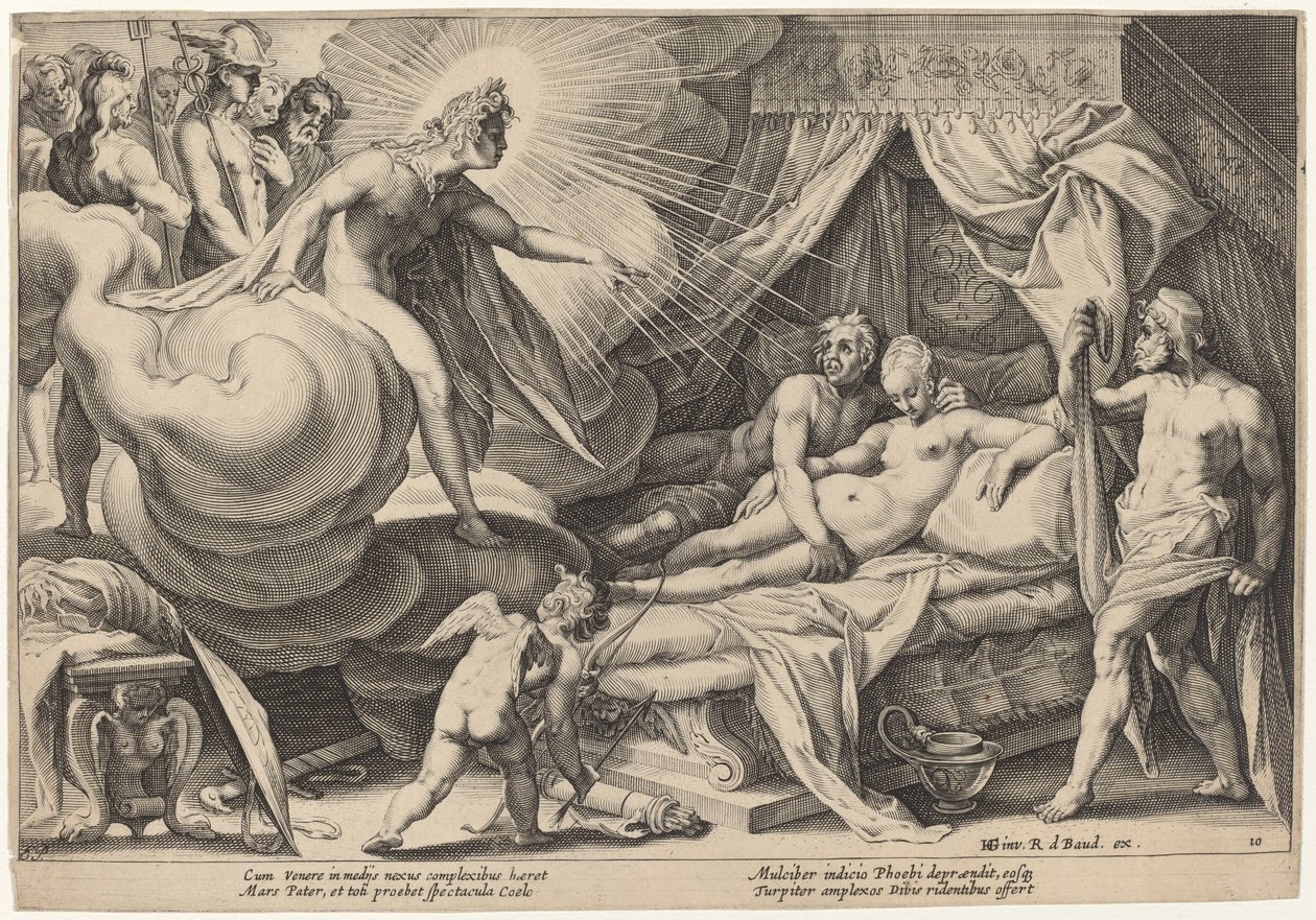 Meglepett a Mars és a Vénusz alkotó: Workshop of Hendrick Goltzius, after Hendrick Goltzius