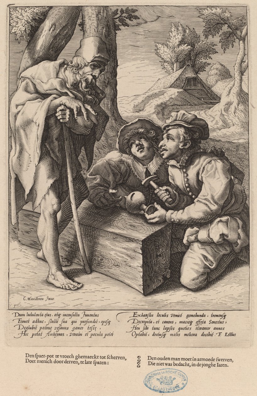 Ne költse el megtakarításait túl korán alkotó: Workshop of Hendrick Goltzius, after Karel van Mander I