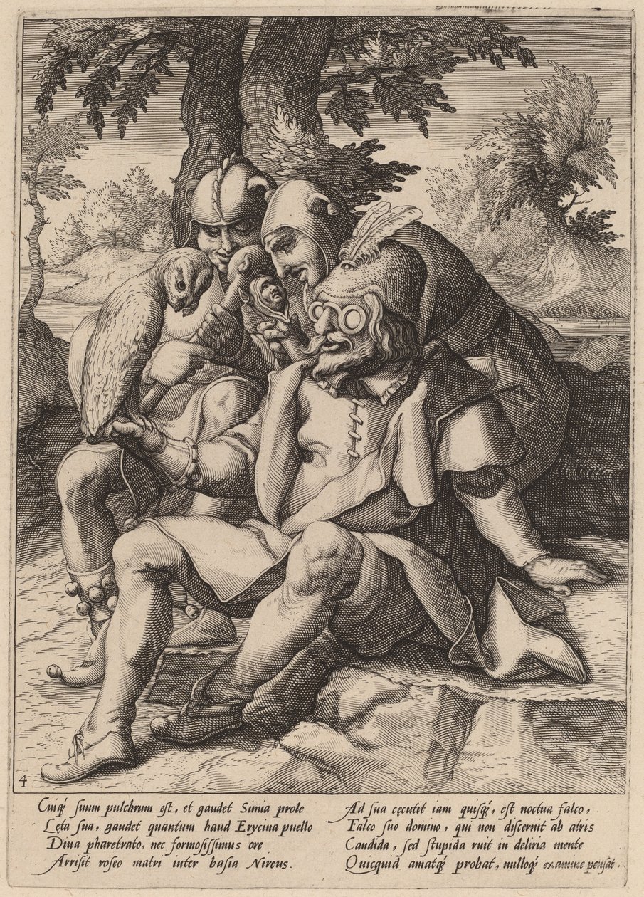 A Bolondok Bölcsessége alkotó: Workshop of Hendrick Goltzius, after Karel van Mander I