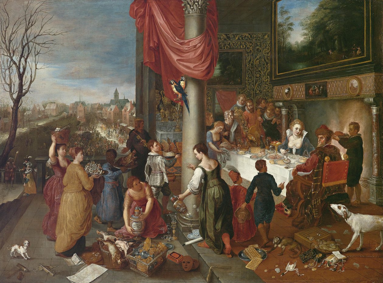A tél allegóriája alkotó: Workshop of Jan Brueghel the Elder