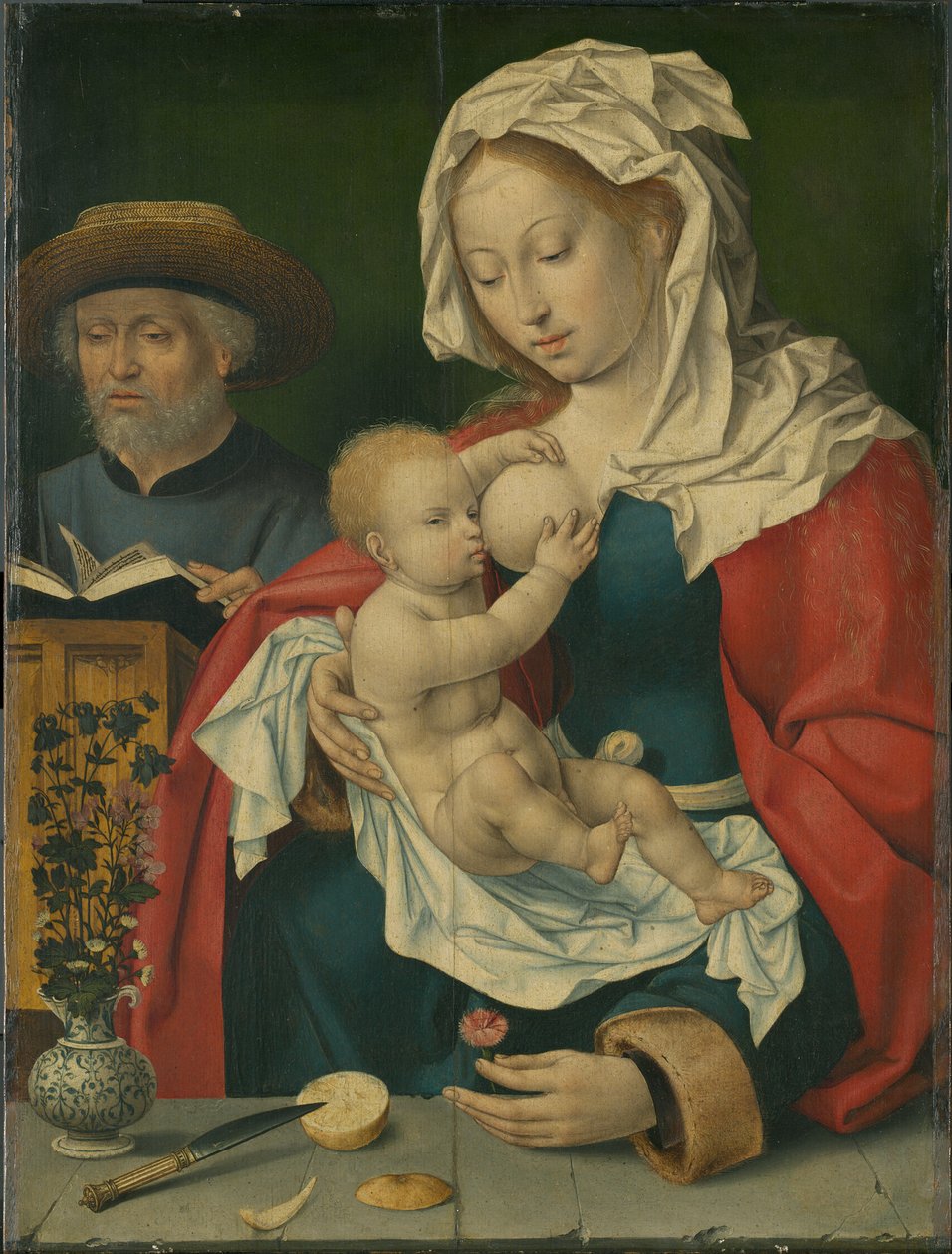 Szent Család alkotó: Workshop of Joos van Cleve