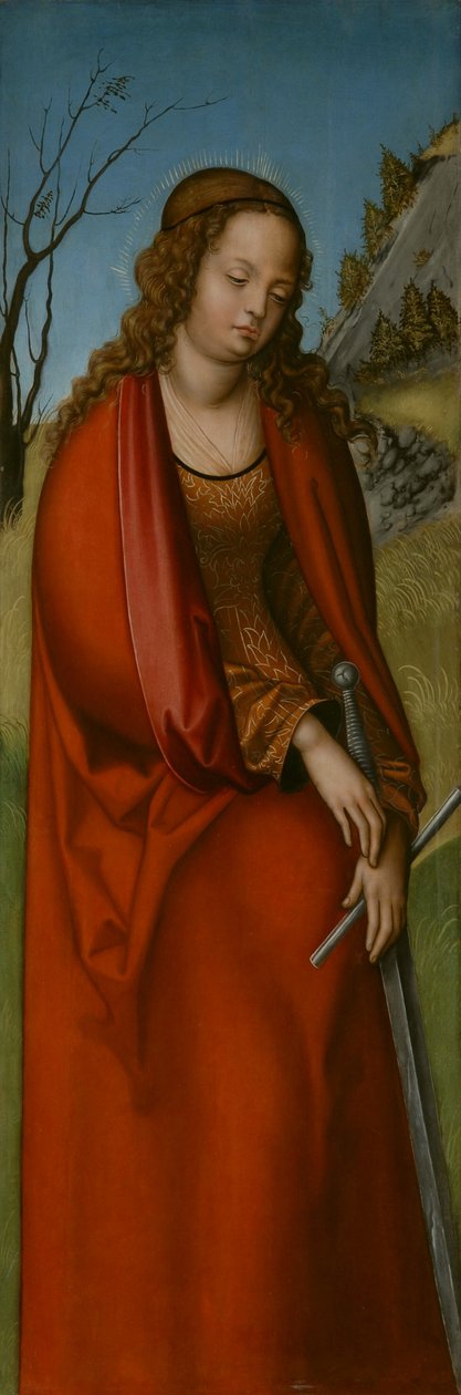 Németül: Hl. Katharina St Catherine alkotó: workshop of Lucas Cranach the Elder