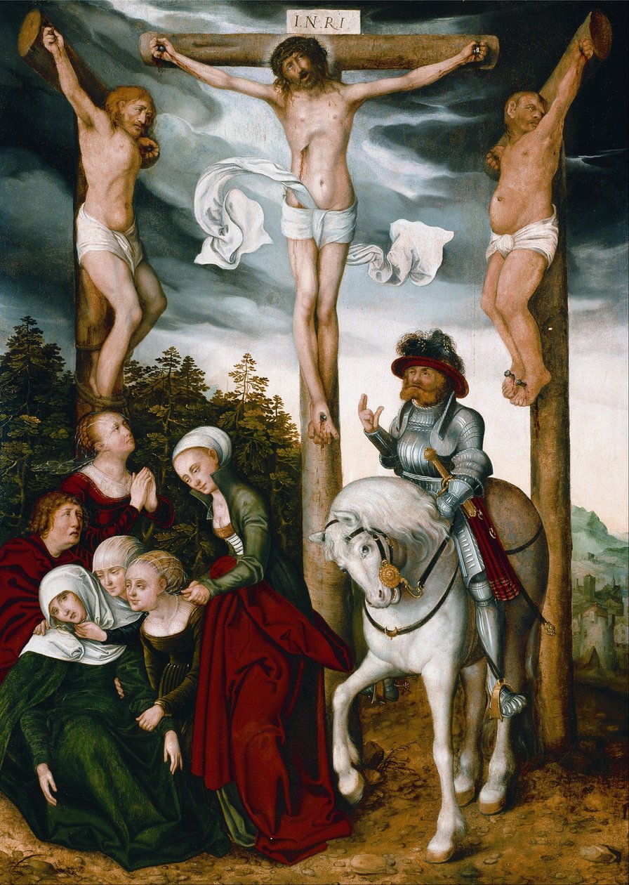 A keresztre feszítés alkotó: workshop of Lucas Cranach the Elder