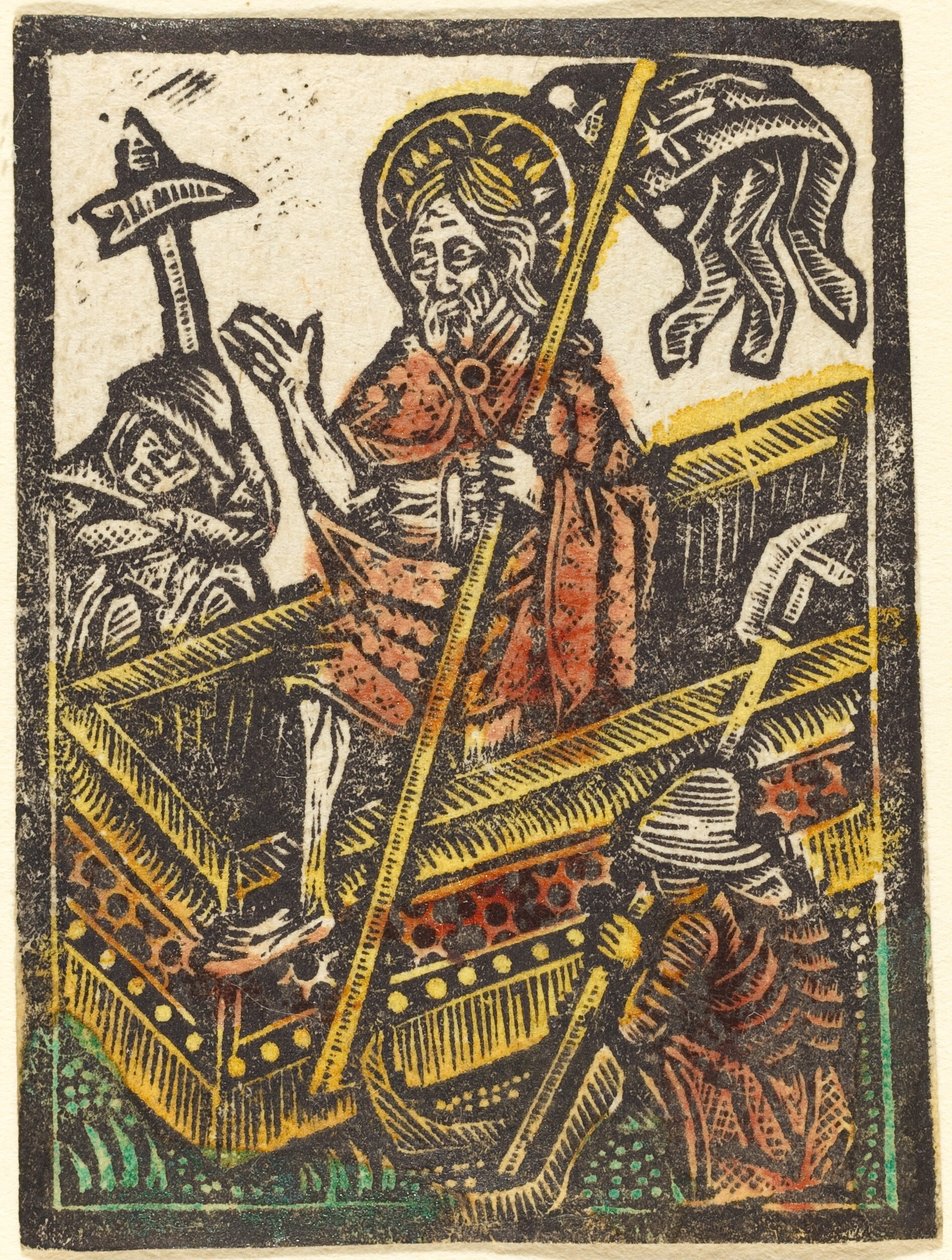 A Feltámadás alkotó: Workshop of Master of the Aachen Madonna