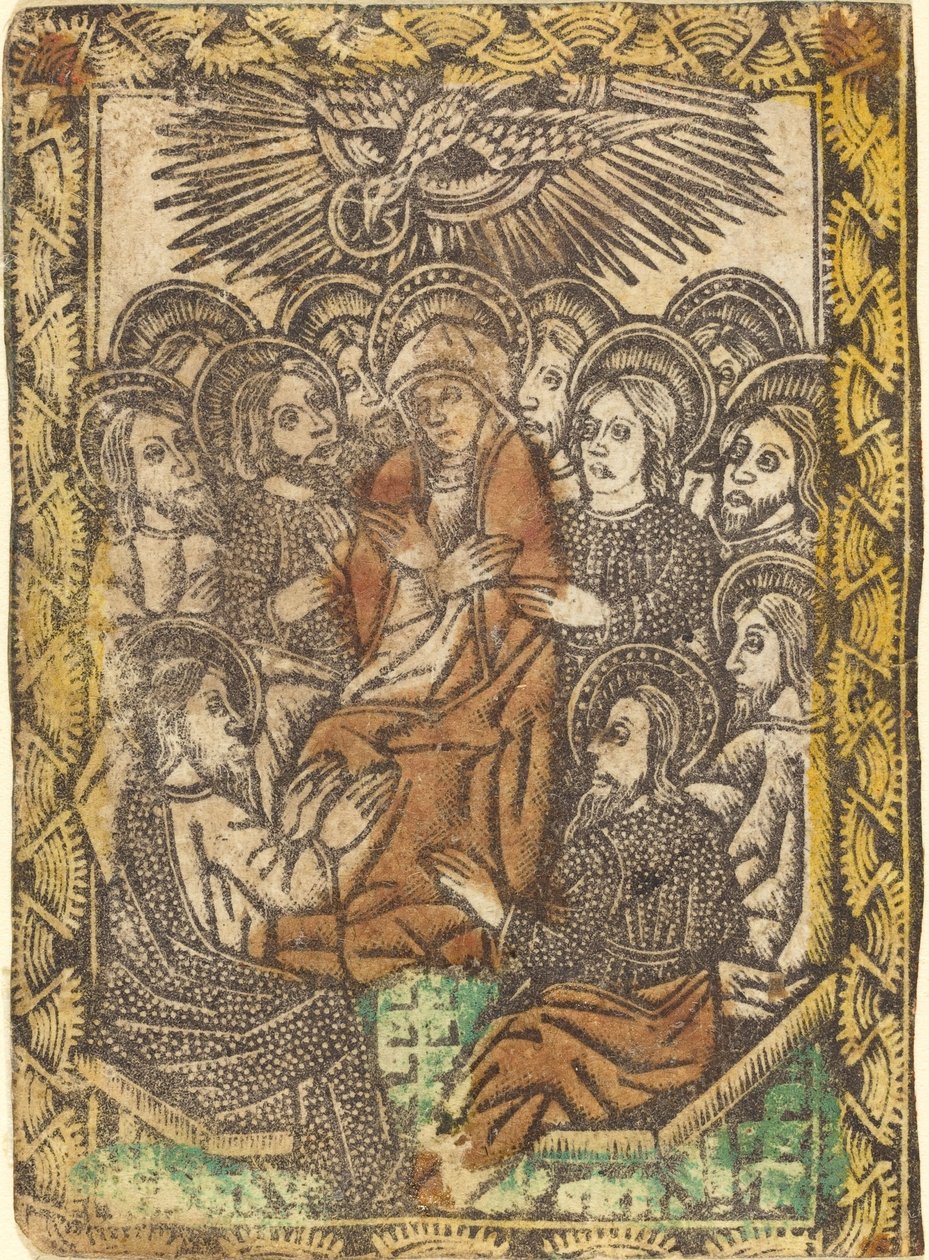 pünkösd alkotó: Workshop of Master of the Borders with