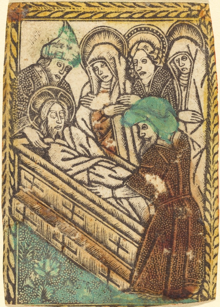 A síremlék alkotó: Workshop of Master of the Borders with