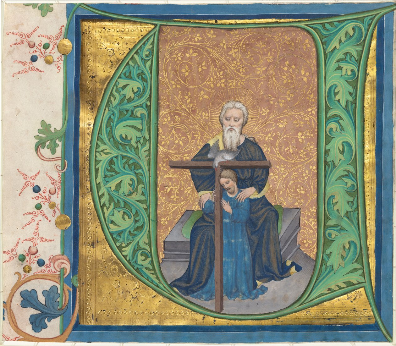 A Szentháromság alkotó: Workshop of Master of the Gerona Martyrology