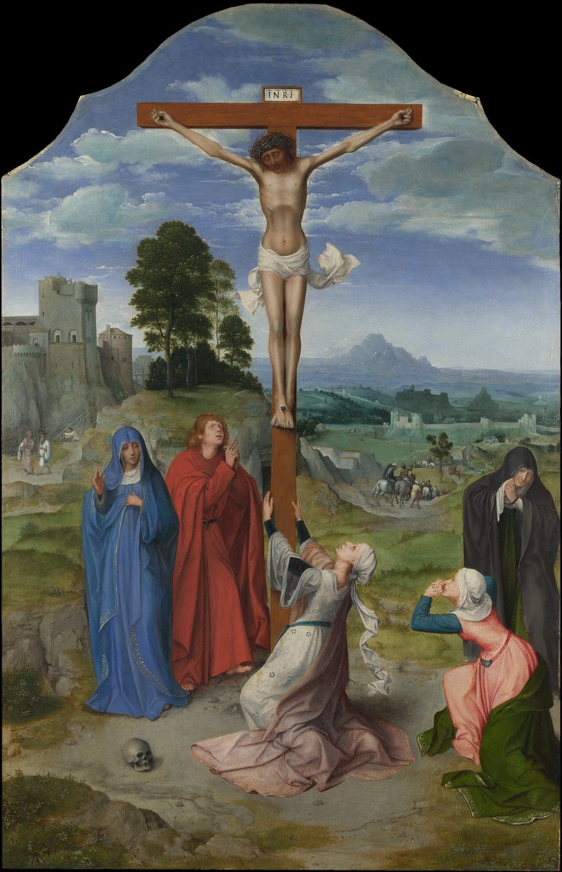 A keresztre feszítés alkotó: Workshop of Quentin Matsys