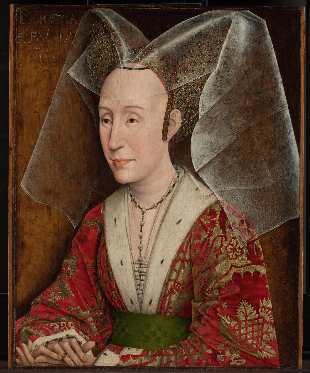 Portugál Isabella portréja alkotó: Workshop of Rogier van der Weyden