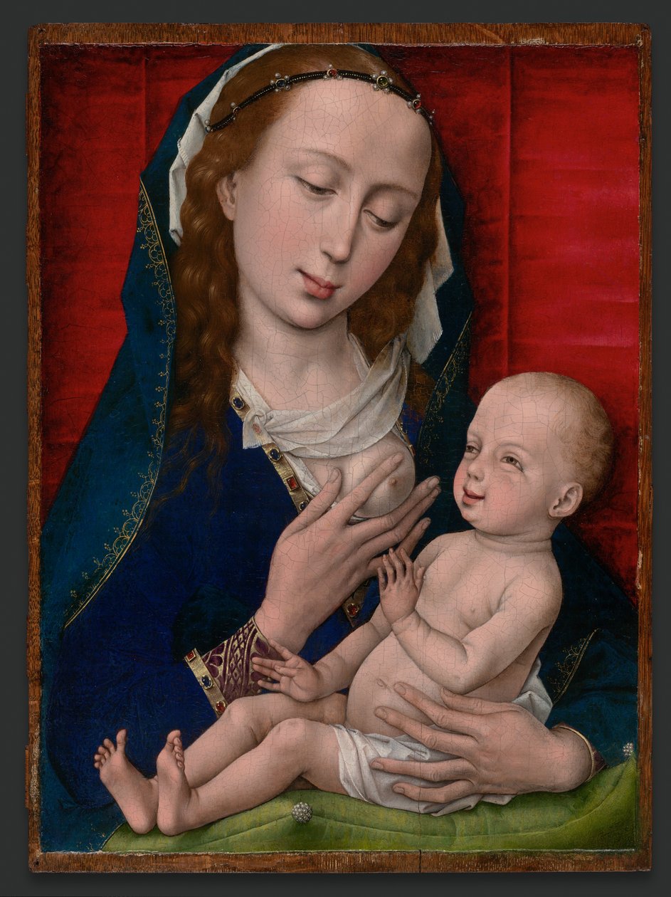 Szűz és gyermeke alkotó: Workshop of Rogier van der Weyden