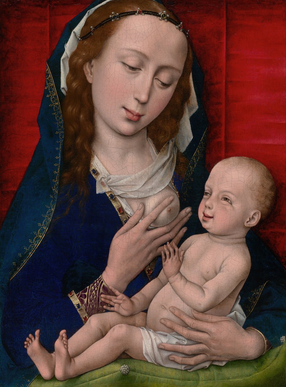 Szűz és gyermek, 146065. alkotó: Workshop of Rogier van der Weyden