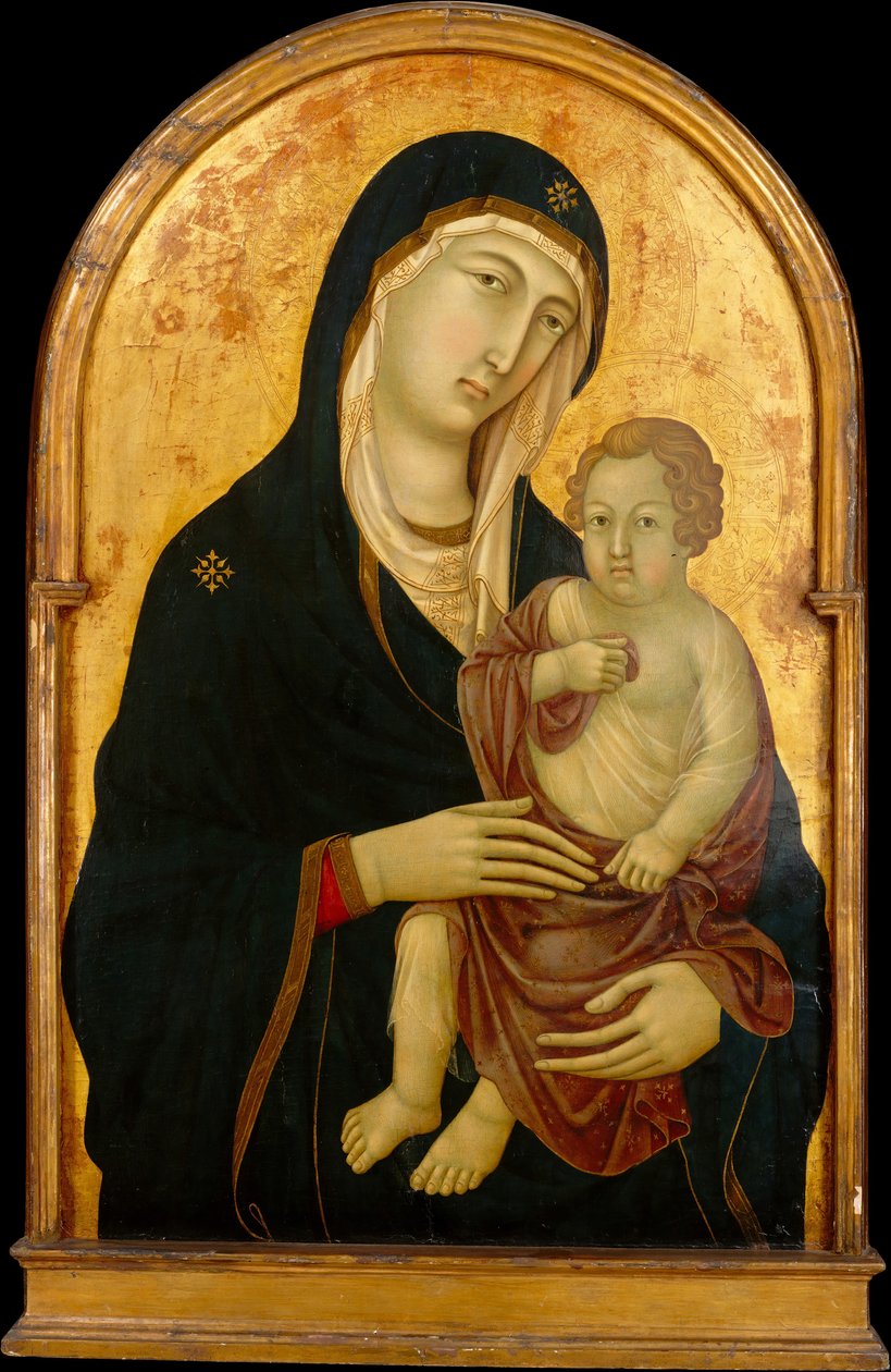Madonna és gyermeke, kb. 1325. alkotó: Workshop of Ugolino da Siena